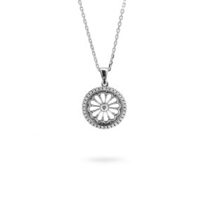 Collana Minimal Rosone Duomo Reggio Calabria argento Ellius