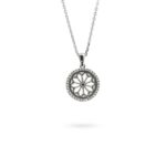Collana Minimal Rosone Duomo di Arezzo argento Ellius