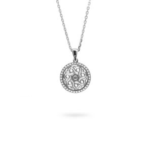 Collana Minimal Rosone Grande Moschea Mecca argento Ellius