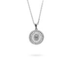 Collana Minimal Rosone Saint Paul Londra argento Ellius