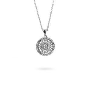 Collana Minimal Rosone Santa Maria Assunta Pisa argento Ellius