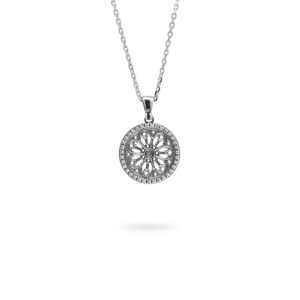 Collana Minimal Rosone Duomo Firenze argento Ellius