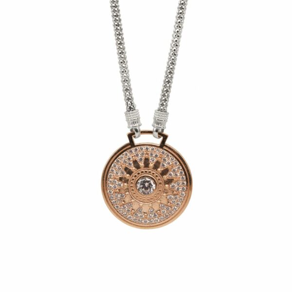 Collana Natività pietre bianche rosè donna gioielli Ellius