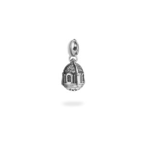 Charm Cupola Santo Stefano Capri Donna Gioielli Argento Ellius Moschettone