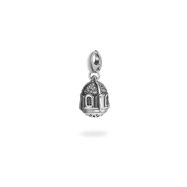 Charm Cupola Santo Stefano Capri Donna Gioielli Argento Ellius Moschettone