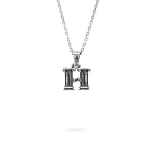 collana lettera H argento ellius gioielli