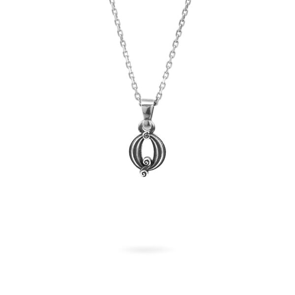 collana lettera Q argento ellius gioielli