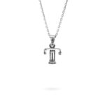 collana lettera T argento ellius gioielli