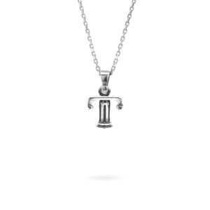 collana lettera T argento ellius gioielli