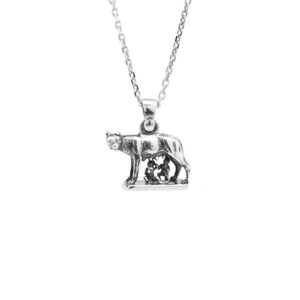 collana charm lupa capitolina gioielli ellius mitologia