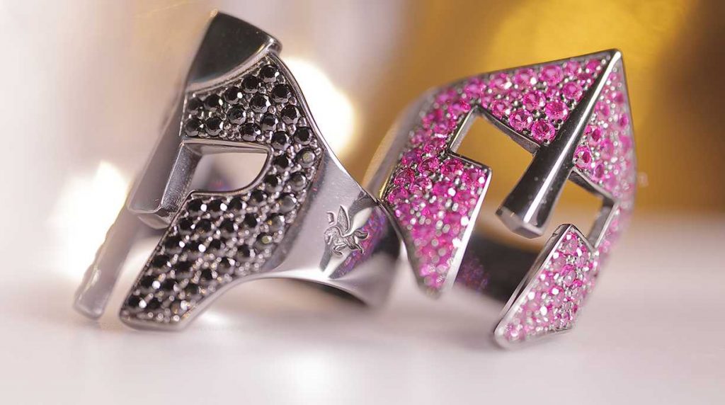 Minerva Collection Jewels for Man and Woman in silver