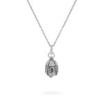 Collana Portafortuna Capri Bianco donna Gioielli argento Ellius