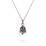 Collana Portafortuna Capri Fucsia donna Gioielli argento Ellius