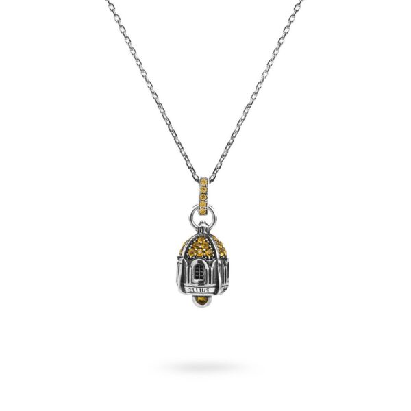 Collana Portafortuna Capri Giallo donna Gioielli argento Ellius