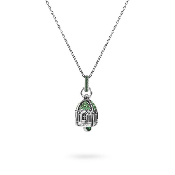 Collana Portafortuna Capri Verde donna Gioielli argento Ellius