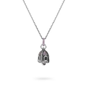 Collana Portafortuna Capri Viola donna Gioielli argento Ellius