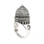 Anello Cupola Basilica Sacro Cuore Parigi gioielli argento Ellius