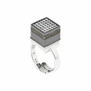 Anello Cupola KABA Mecca no porta gioielli argento Ellius