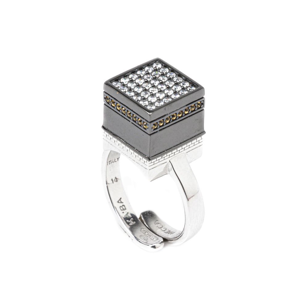 Anello Cupola KABA Mecca no porta gioielli argento Ellius