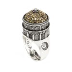 Anello Cupola Santuario Tindari Messina gioielli argento Ellius