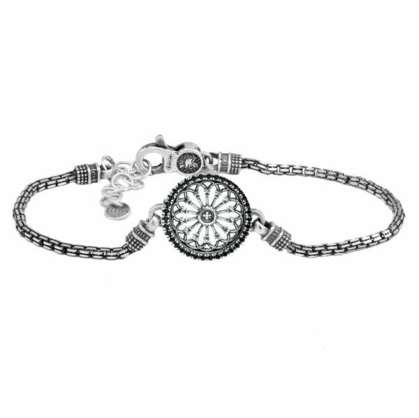 Bracciale Rosone Duomo Santa Maria Assunta Modena gioielli argento Ellius