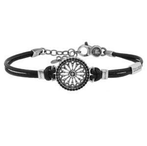 Bracciale Rosone Duomo Santa Maria Assunta Modena gioielli pelle Ellius
