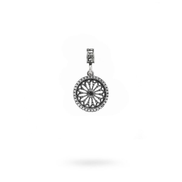 Charm Rosone Duomo Santa Maria Assunta Modena gioielli argento Ellius