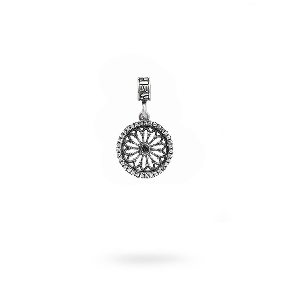 Charm Rosone Duomo Santa Maria Assunta Modena gioielli argento Ellius
