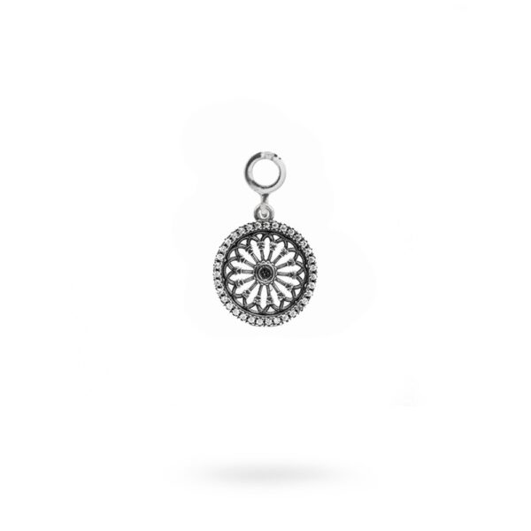 Charm Rosone Duomo Santa Maria Assunta Modena gioielli argento Ellius orecchino