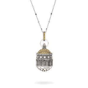 Collana Cupola Santuario Tindari Messina gioielli argento Ellius