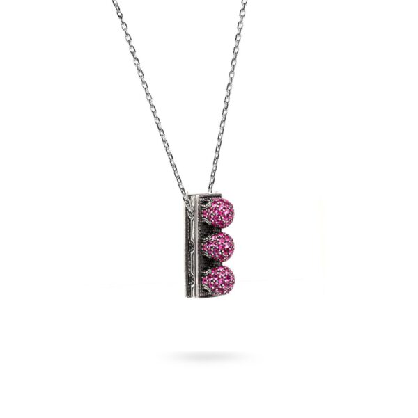 Collana San Cataldo Palermo laterale gioielli argento Ellius