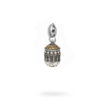 dome charm sanctuary tindari Messina silver jewelry Ellius snap hook