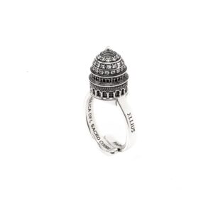 Anello Cupola Minimal Basilica Sacro Cuore Parigi gioielli argento Ellius