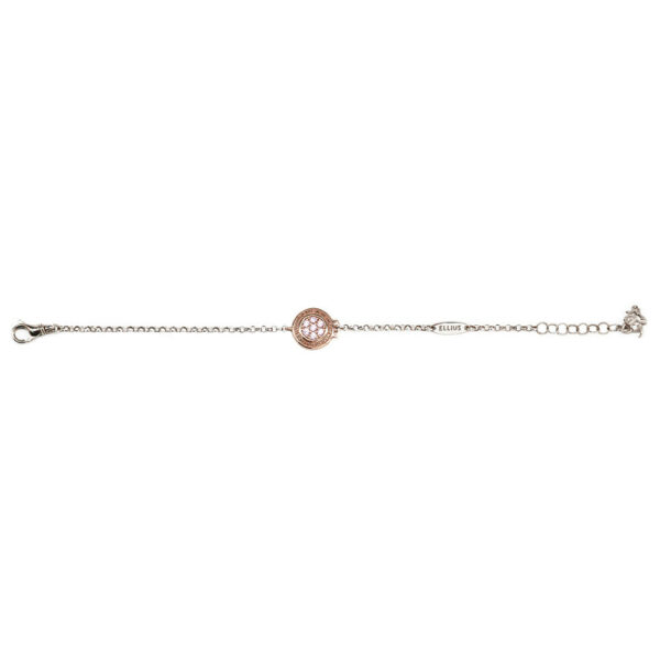 Bracciale bambina Natività rose pietre rosa gioielli argento Ellius