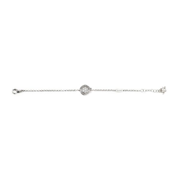Bracciale neonato Natività rodio pietre bianche gioielli argento Ellius