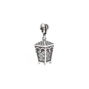 Charm lanterna argento