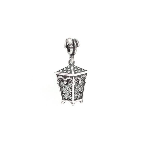 Charm lanterna argento