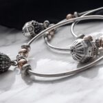 Ellius modular bracelet with dome charms