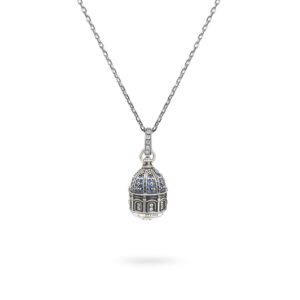 Collana Cupola minimal SantAntonio Corigliano Cosenza gioielli argento Ellius