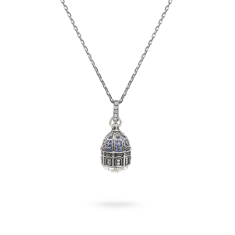 Collana Cupola minimal SantAntonio Corigliano Cosenza gioielli argento Ellius