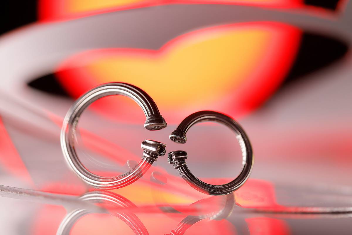 Ellius silver jewellery column ring for men and women