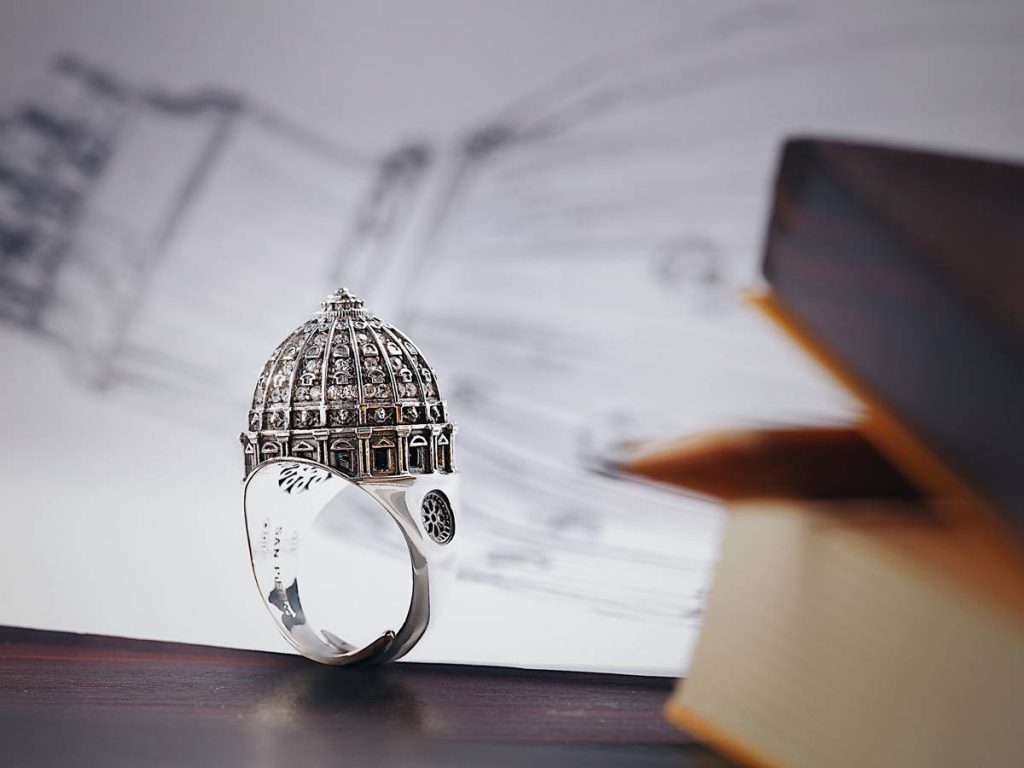 Silver Dome ring St Peter's Basilica Rome