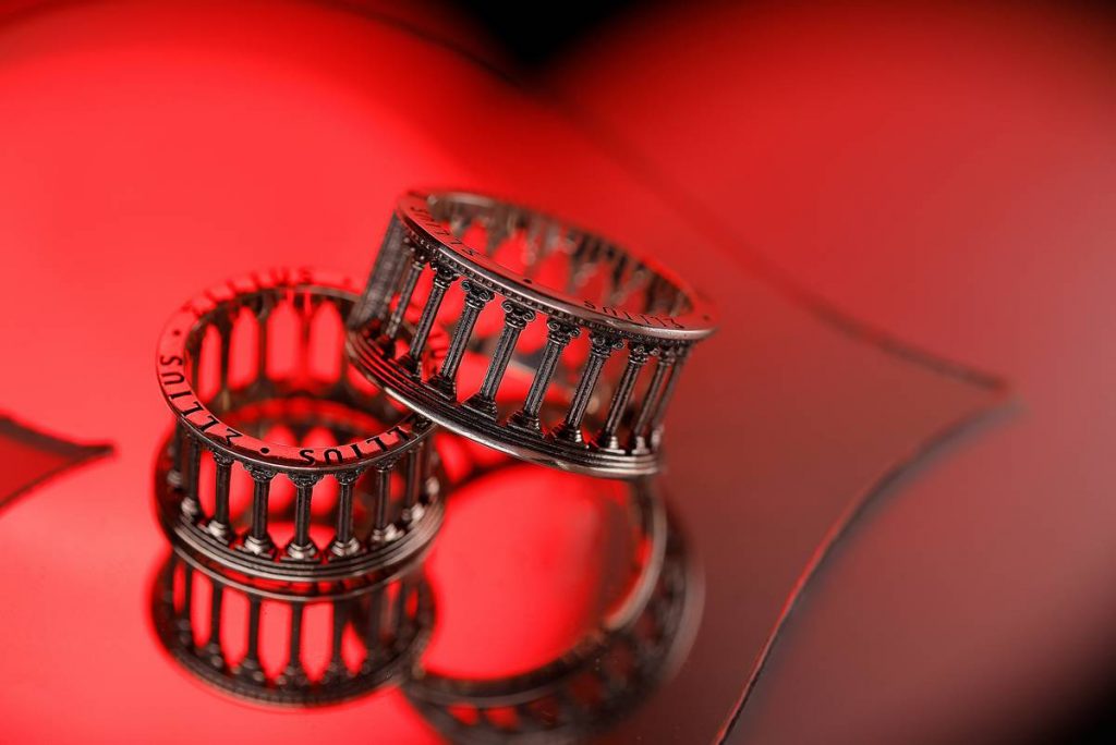 Roman Temple ring for men and women jewellery