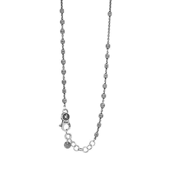 Collana Rosario Natività Croce pietre Retro gioiello argento Ellius