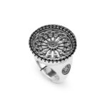 Anello Rosone Cattedrale Santa Maria Assunta Cremona gioielli argento Ellius