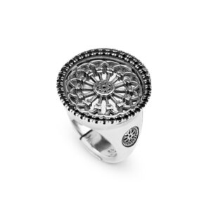 Anello Rosone Cattedrale Santa Maria Assunta Cremona gioielli argento Ellius