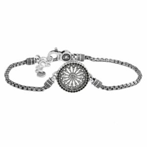 Bracciale Rosone Cattedrale Santa Maria Assunta Cremona gioielli argento Ellius