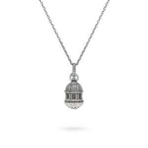 Collana Cupola Minimal Santuario Madonna di San Luca gioielli argento Ellius