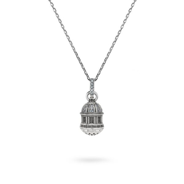 Collana Cupola Minimal Santuario Madonna di San Luca gioielli argento Ellius