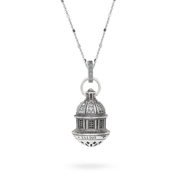 Collana Cupole Cupola Santuario Madonna di San Luca gioielli argento Ellius